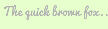 Image with Font Color B3B3B3 and Background Color E6FFCC